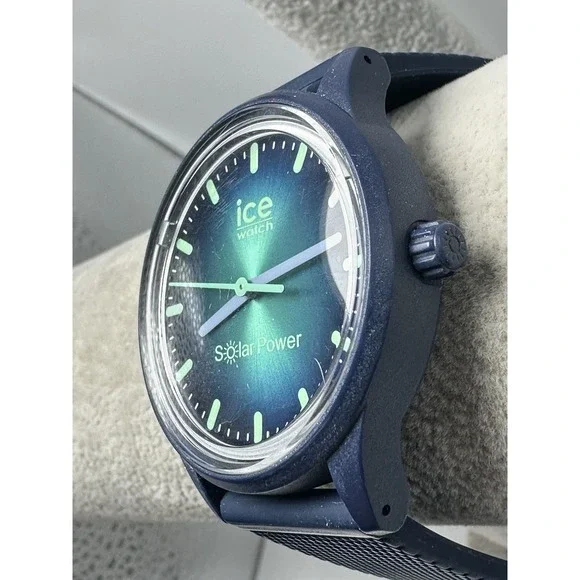 Ice 019032 Mens Solar Borealis Working Watch 40MM‎ 8.5" Made In Belgium R70 - Picture 2 of 12